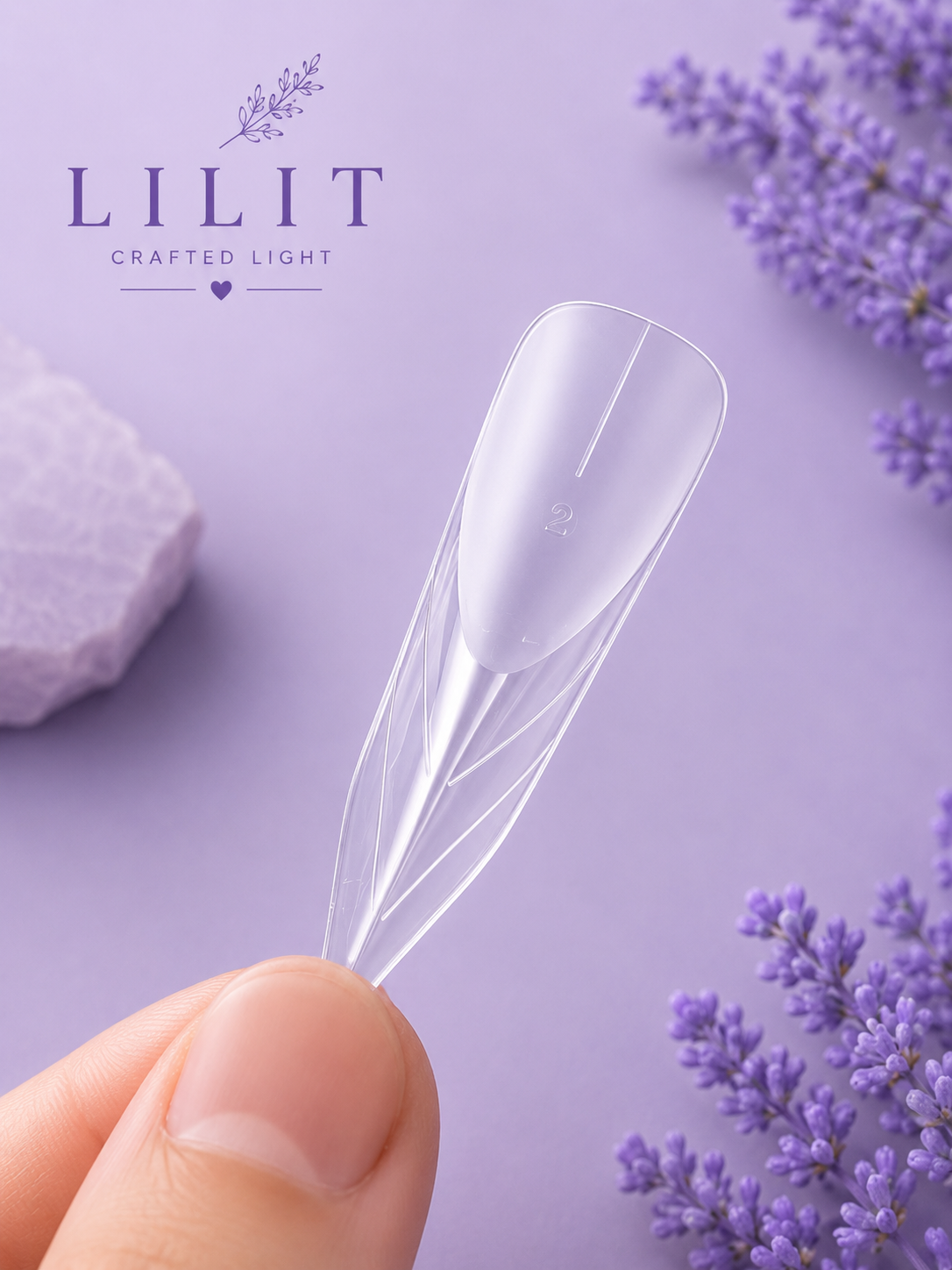 LILIT Crystal Edge Stiletto Dual Forms 140 szt. – Profesjonalne Formy Górne