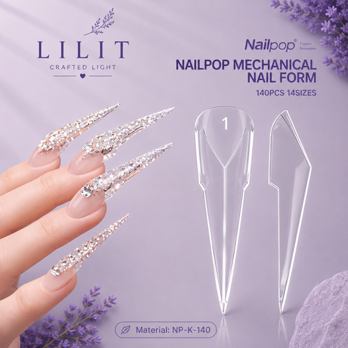 Formy Dual Forms Mechanical Edge 140 szt. | 14 rozmiarów | Stiletto & Edge | LILIT Crafted Light